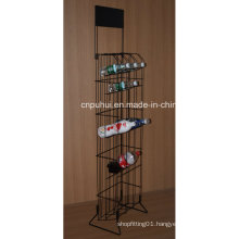 Metal Floor Drinks Display Stand (PHY1059F)